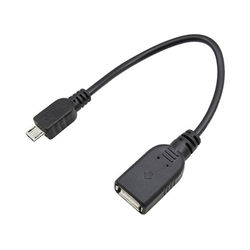Adaptador Micro USB OTG - Preto