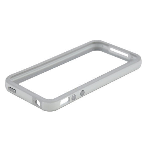 Bumper para iPhone 4 e 4S de TPU - Branco