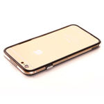 Bumper para iPhone 6 e 6S de TPU - Dual Color | Transparente Com Preto