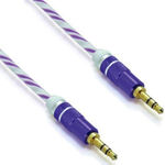 Cabo de udio Estreo P2 X P2 Reforado (3,5mm) 2m - Cores Diversas