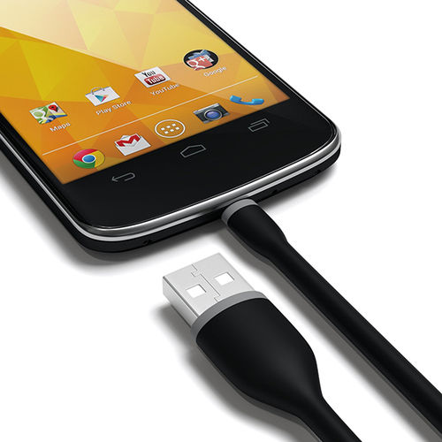 Imagem de Cabo de dados Flexvel Micro USB 15cm - KinGo