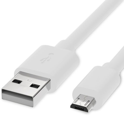 Imagem de Cabo de Dados Micro USB 3A de 1 metro | Branco | KD28S