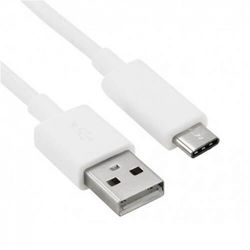 Cabo de Dados USB 2.0 de 1 metro Tipo C - Branco