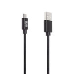 Cabo de dados USB tranado para Samsung Entrada Micro USB - ENERGY2U | Preto