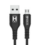 Cabo de Dados USB V8 3.0A 1m Colorido Hrebos - HS-56