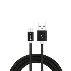 Cabo Micro USB De Corda De 2 Metros - 2.8A | Hrebos