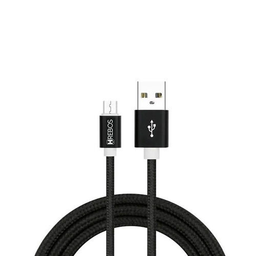 Imagem de Cabo Micro USB De Corda De 2 Metros - 2.8A | Hrebos