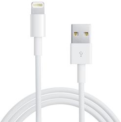 Cabo para iPhone e iPad Lightning de 1,2 metros - Hrebos | Branco