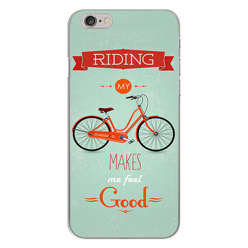 Imagem de Capa para Celular - Bicicleta | Riding My Bike Makes Me Feel Good