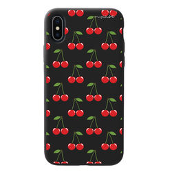 Capa para celular Black Edition - Cerejas