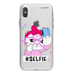 Capa para celular - Cat Selfie