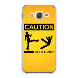 Capa para Celular - Caution This Is Sparta