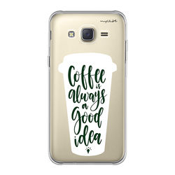 Capa para celular - Coffee is Always a Good Idea
