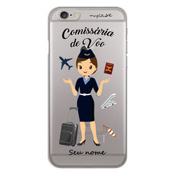 Capa para celular - Comissária de Voo