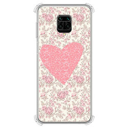 Capa para Celular - Coração Floral