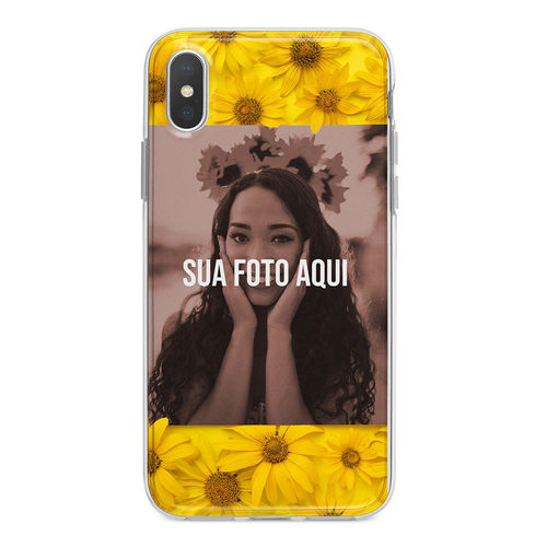 Imagem de Capa para celular - Foto e Flores | Personalizada - Filtro Spia