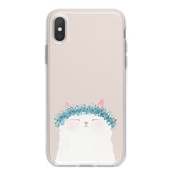 Capa para celular - Gatinha com Flores