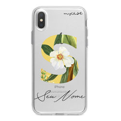 Capa para celular - Inicial Floral | Com Nome