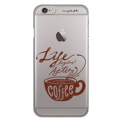 Capa para celular - Life Begins After Coffee