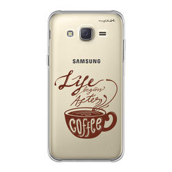 Capa para celular - Life Begins After Coffee