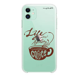 Capa para celular - Life Begins After Coffee
