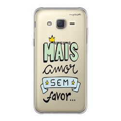 Capa para celular - Mais amor sem favor...