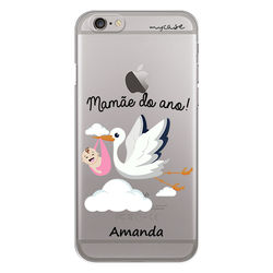 Capa para celular - Mamãe do Ano | Com Nome