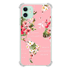 Capa para celular - Mapa Floral