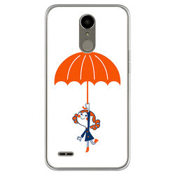 Capa para Celular - Menina Guarda-Chuva