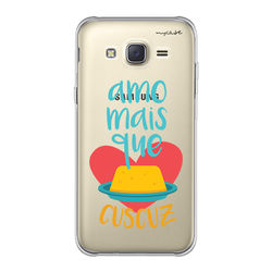 Capa para Celular - Amo mais que cuscuz