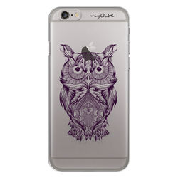 Capa para Celular - Coruja Colorful Dark Purple