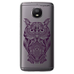 Capa para Celular - Coruja Colorful Dark Purple