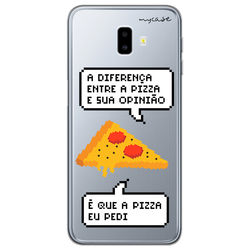 Capa para Celular - Diferença entre pizza e sua opinião