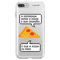 Capa para Celular - Diferença entre pizza e sua opinião