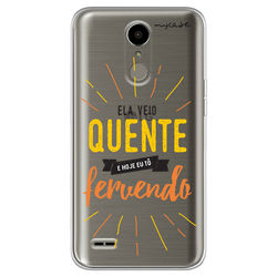 Capa para Celular - Ela veio quente e hoje eu tô fervendo.