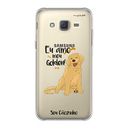 Capa para Celular - Eu amo meu Golden