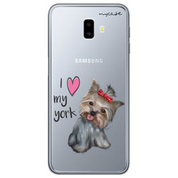 Capa para Celular - I love my York " nome do seu animal "