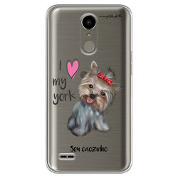 Capa para Celular - I love my York " nome do seu animal "