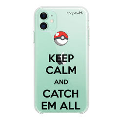 Capa para Celular - Keep Calm and Catch Em All