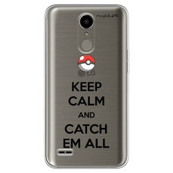 Capa para Celular - Keep Calm and Catch Em All