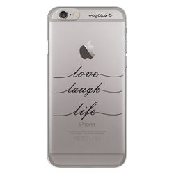 Capa para Celular - Love, Laugh, Life