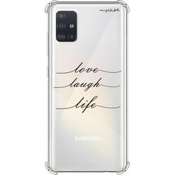Capa para Celular - Love, Laugh, Life