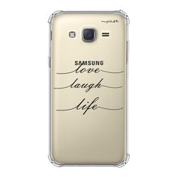 Capa para Celular - Love, Laugh, Life