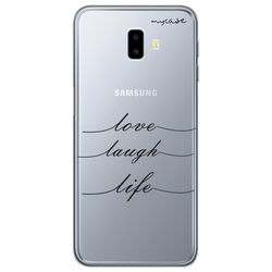 Capa para Celular - Love, Laugh, Life