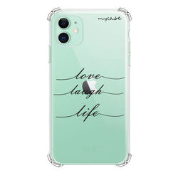 Capa para Celular - Love, Laugh, Life