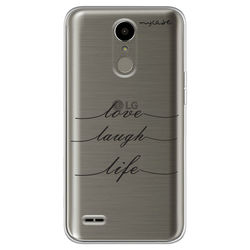 Capa para Celular - Love, Laugh, Life