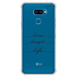 Capa para Celular - Love, Laugh, Life