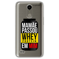 Capa para Celular - Mamãe passou whey em mim.