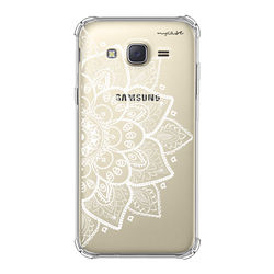 Capa para Celular - Mandala 2 - branco