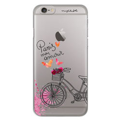 Capa para Celular - Paris Mon Amour Bicicleta